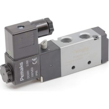 Pemaks PV1E Serisi Solenoid Valf 24V Dc (5/2 Valf) T.b. 5/2-G1/4"