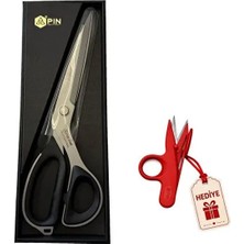 Elmas Pin 7280 Orijinal Profesyonel Japon Tipi Kumaş Kesim Makası (Hediyeli)