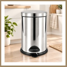 Bezos 12 L Metal Pedallı Çöp Kovası 22