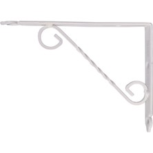 CATEKSSS 12X15 Ferforje Raf Altı Beyaz - 20’li Paket