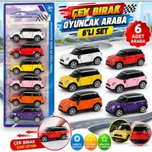 KZL-562-28 Cekbırak 6 Lı Arabalar Kartela Oyuncak Araba