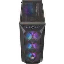 Cooler Master cm Masterbox TD500 V2 Tg Beyaz 850W 80+ Gold Gen5 Argb 4X12CM Fan, Kristal Mesh Panel Midtower Kasa