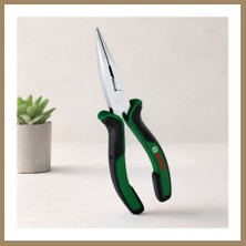 Bezos Kargaburun Pense 180 mm Uzun Uçlu Ergonomik Saplı 22