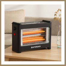 Bezos Elektrikli Şömine Isıtıcı Soba 1800W 22