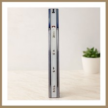 Bezos Frenli Teleskopik Bilyalı Çekmece Rayı 43X450MM 22