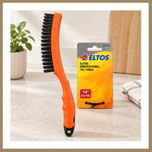 Bezos Tel Fırça Renkli Plastik Saplı 33 cm 22