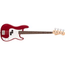 Squier Debut Serisi Precision Bass Elektro Gitar, Yeni Başlayanlar Için Gitar, Saten Dakota Kırmızısı