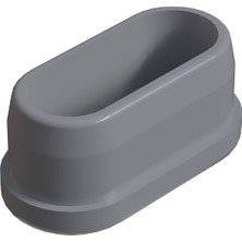CATEKSSS 20X40 mm Elips Profil Tapası 1.25 mm Ral 7035 - 40’lı Paket