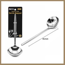 Bezos Krom Metal Servis Kepçe 24.5 cm 22