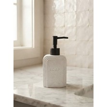 Tekbir Artworks Dekoratif Beyaz Renk Seramik Soap Sabunluk Deterjanlık