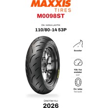 Maxxis M0098ST 110/80-14 53P Ön/arka Motosiklet Lastiği (2026)