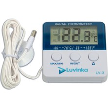 Luvinka LV-3 Alarmlı Dijital Buzdolabı Termometresi