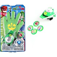 Hyd Oyuncak Pijamaskeliler Pj Masks Gekko Eldiven Pj Mask Gekko Taso Disk Atan Fırlatan Eldiven Kertenkele