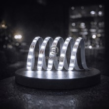 Amber LED 100 Metre Beyaz Renk Şerit Led Metrede 60 Ledli 12v Yüksek Lümen Cata ct-4480