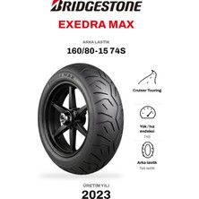 Bridgestone Exedra Max 160/80-15 74S Arka Motosiklet Lastiği (2023)