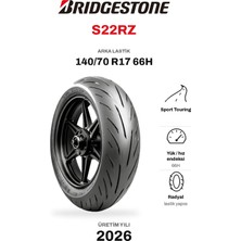 Bridgestone S22RZ 140/70 R17 66H Arka Motosiklet Lastiği (2026)