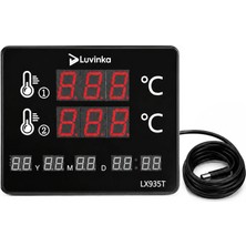 Luvinka LX935T LED Problu Sıcaklık Nem Ölçer