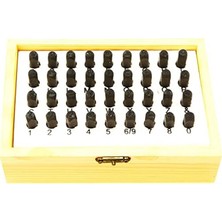 26127 36 Pc Letter And Number Punch Set
