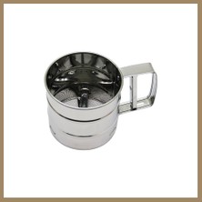 Bezos Pratik Çevirmeli Metal Un Eleği 22