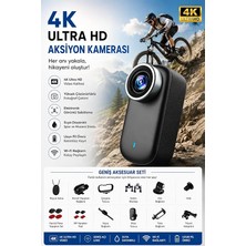Ultra Hd Mini Wıfı Aksiyon Kamerası Taşınabilir Vücut Kamerası 1.47'hd Ekranlı Giyilebilir Video Kaydedici