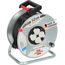 Garant S 4 Ihraç Makarası (50 M – Çelik Sac, Iç Mekanlarda Kullanım, Made In Germany) Gümüş