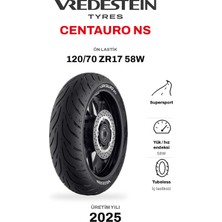 Vredestein Centauro Ns 120/70 ZR17 58W Tubeless Ön Motosiklet Lastiği (2025)