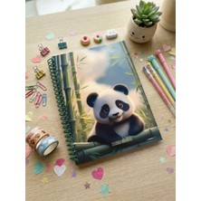 Keskin Color 16,5*22,5 cm 100 Yp.kareli Spiralli Sert Kapak Defter-Sevimli Hayvanlar Model 3