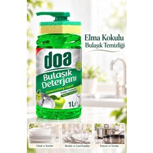 Doa Sıvı Bulaşık Deterjanı Süngerli Elma Kokulu 1000 ml