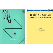 Mucur Solfej Kitabı & Fontaine Ritim ve Zaman Duygusunun Temelleri (2 Kitap Set)