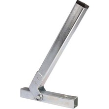CATEKSSS Sofra Altı Ayağı Tekli Metal Krom - 15’li Paket