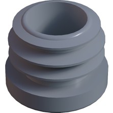 CATEKSSS 25 mm Kademeli Iç Profil Pabucu Ral 7035 - 6’lı Paket