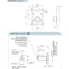 Hema 0p1 Dişli Pompa – Paralel Şaft, B Kapak 2,2 Cm³/dev · Sol Dönüş