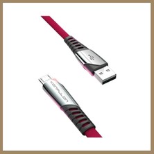 Bezos Konfulon DC16 Micro USB Kablo 1m 2.4A - Kırmızı 22