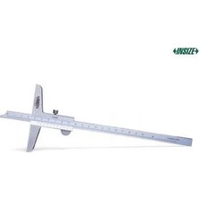 Insize İnsize 1240-2001 Mekanik Derinlik Kumpası | 0–200 mm 0.02 mm Hassas Paslanmaz Çelik Ölçüm Aleti