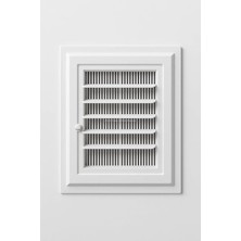 Banyo Wc Havalandırma Menfezi, Kolay Montajlı, Sinek Böcek Geçirmeyen Yapı, Çift Taraflı Bantla Kullanılabilir, Buhar ve Nem Önleyici, Panjur Sistemli, Estetik Tasarım (35X35 Cm)