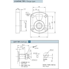 Hema 1pn Dişli Pompa – 1/5 Konik Şaft, J Kapak 6,1 Cm³/dev · Sağ Dönüş