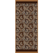Lavanda-Lavander Paisley — Kahverengi Şal