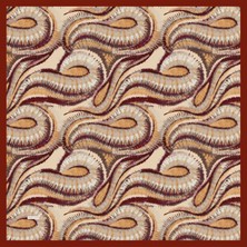 Lavanda-Lavander Batik — Bordo Eşarp