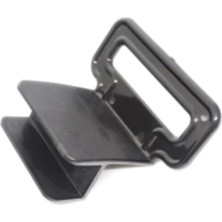 CATEKSSS 30 mm Profile Göre Baza Kulpu, Baza Tutacağı, Baza Tutamak Plastik Siyah - 30’lu Paket