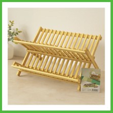 Bezos Bambu Tezgah Üstü Bulaşıklık ve Tabaklık 46X33 cm Arz