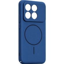 Ulu Pazarlama Xiaomi Poco X6 Pro Mika Pc Magsafe Kapak - Mavi