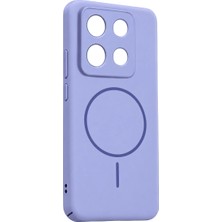 Ulu Pazarlama Xiaomi Redmi Note 13 4g Mika Pc Magsafe Kapak - Açık Mor