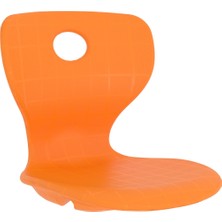 CATEKSSS Monoblok Sandalye Oturağı Plastik Sandalye Tablası - Turuncu - 60’lı Paket