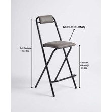 Katlanır Bistro Sandalye – Metal Bahçe Sandalyesi – Kafe, Balkon, Organizasyon, Bahçe – Dayanıklı & Taşınabilir