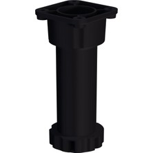 CATEKSSS 10-15 cm Ayarlı Baza Ayağı Siyah - 25’li Paket