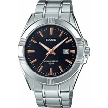 Casio MTP-1308D-1A2 Çelik Kordon Gümüş Renk Takvimli Klasik Erkek Kol Saati