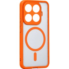 Ulu Pazarlama Xiaomi Mi 17T Pro Loji Magsafe Kapak - Turuncu