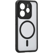 Ulu Pazarlama Xiaomi Redmi Note 14 4g Loji Magsafe Kapak - Siyah