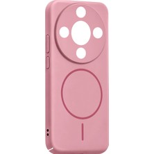 Ulu Pazarlama Huawei Honor Magic 8 Lite Mika Pc Magsafe Kapak - Pembe