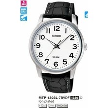 Casio MTP-1303L-7B Siyah Deri Kordon Klasik Erkek Kol Saati